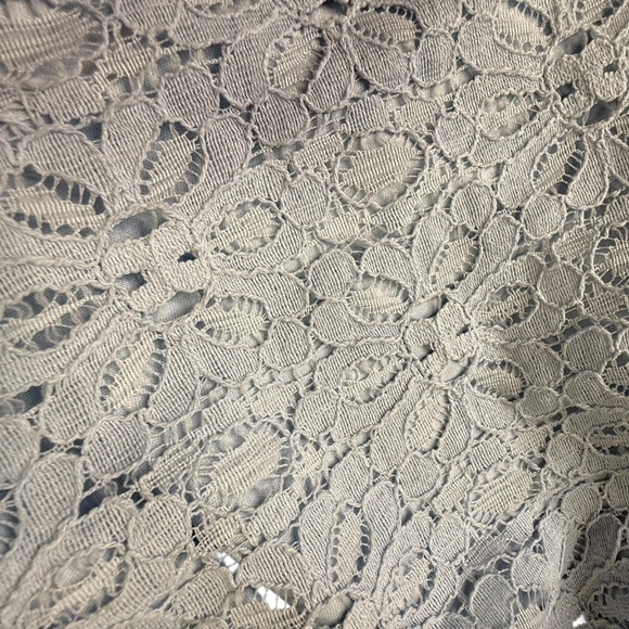 LC Lauren Conrad Light Blue Lace Tunic - Picture 7 of 16